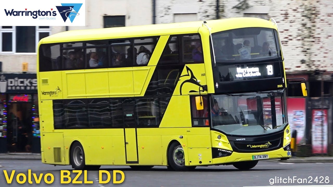 Warrington's BIGGEST ⚡ Electric Bus Yet: The Volvo BZL Double Deck!