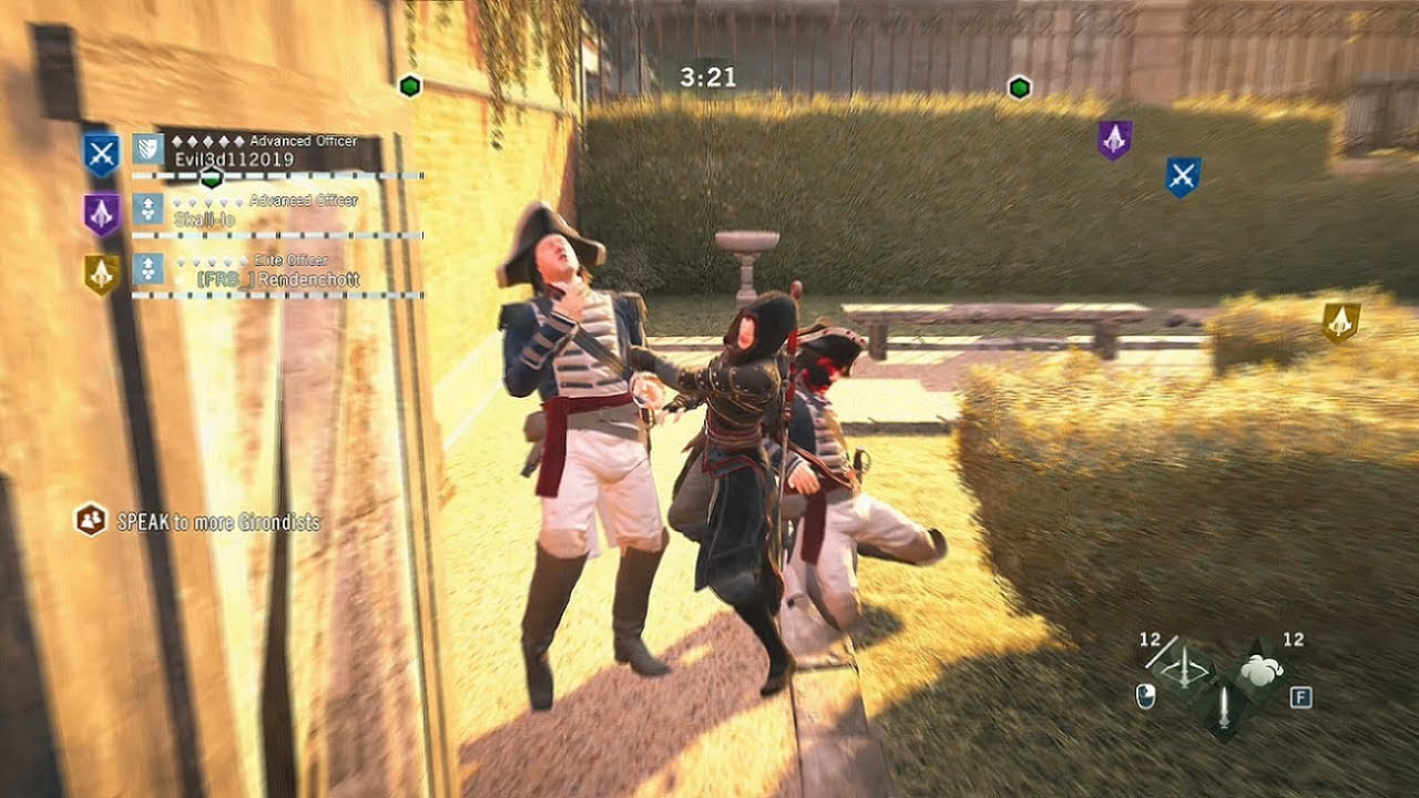 AC Unity 2024 coop quick stealth in Shao Jun outfit -- Elise mod pack