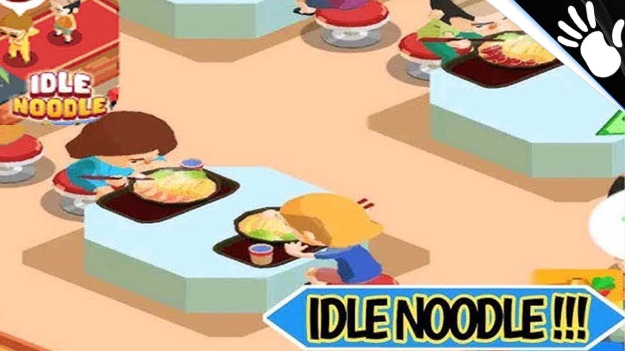Idle Noodle - Run your own Restaurant, cook, clean, serve - Gameplay (iOS/Apple/iPhone)
