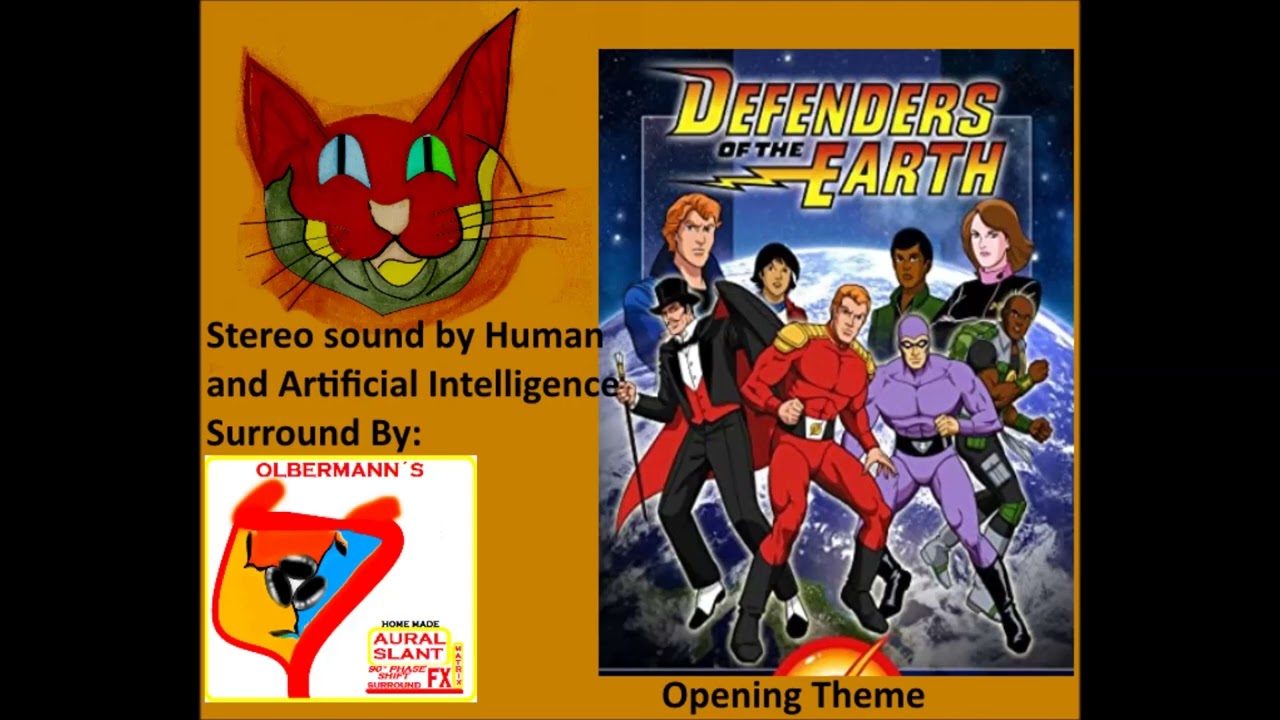 Defenders of the Earth opening theme in (((- Stereo -)))