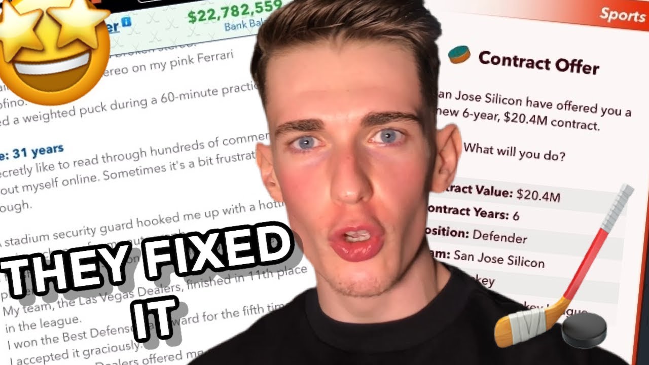 Bitlife How To Become a Hockey Player Getting Paid Millions a Year (Pro Sports Update)