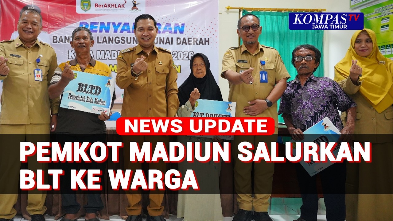 Warga Madiun Terima BLT & Dana Bagi Hasil Cukai, Ini Pesan Plt Wali Kota!