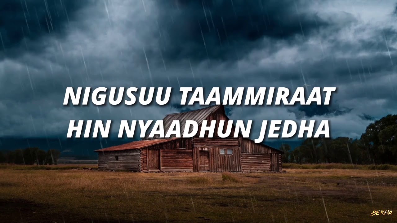NIGUSUU TAAMMIRAAT - HIN NYAADHUN JEDHA - Lyrics