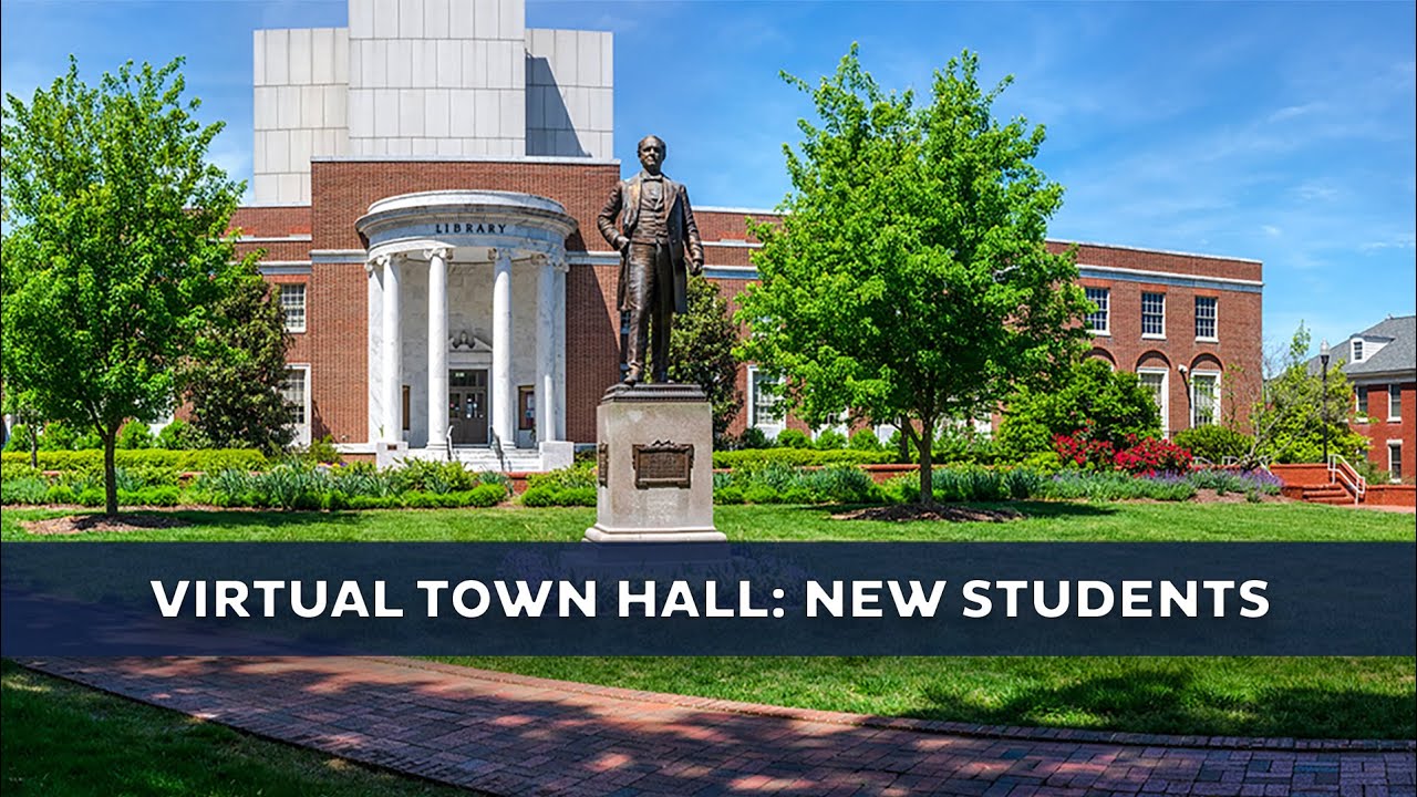 Chancellor Town Hall - Incoming Students