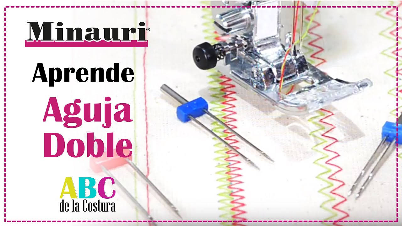 🧵 AGUJA DOBLE 🧵 Tipos, máquinas, prensatelas, enhebrar, falsa recubridora y otras costuras (eng sub)