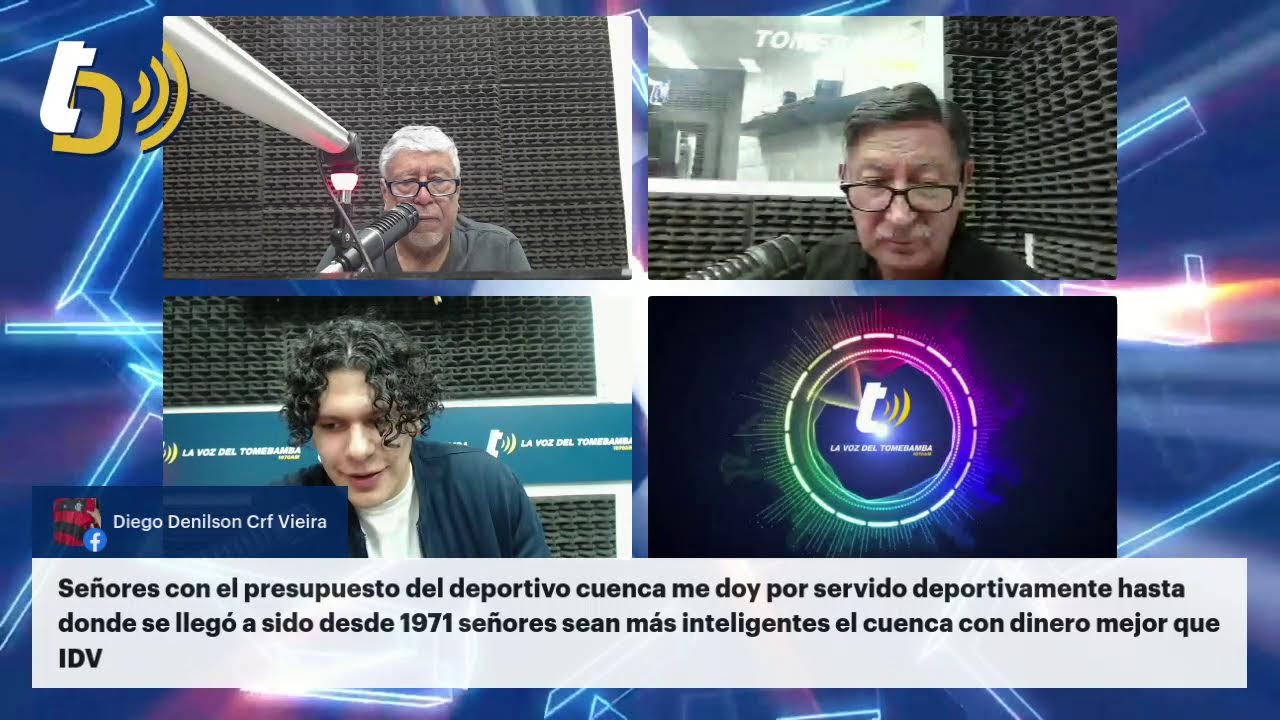 [EN VIVO] #TomebambaDeportiva⚽Segunda emisi&oacute;n Conduce Guifor Trujillo🏅 102.1 FM 1070 AM