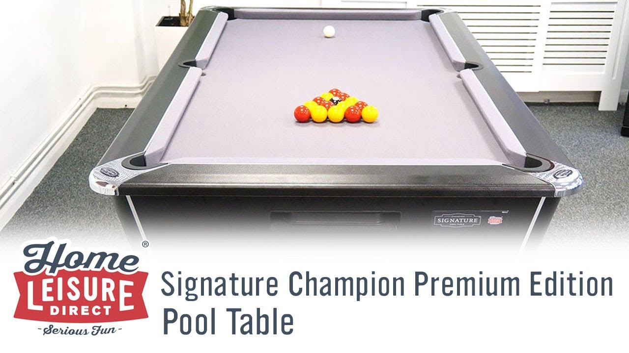 Signature Champion Premium Edition Pool Table