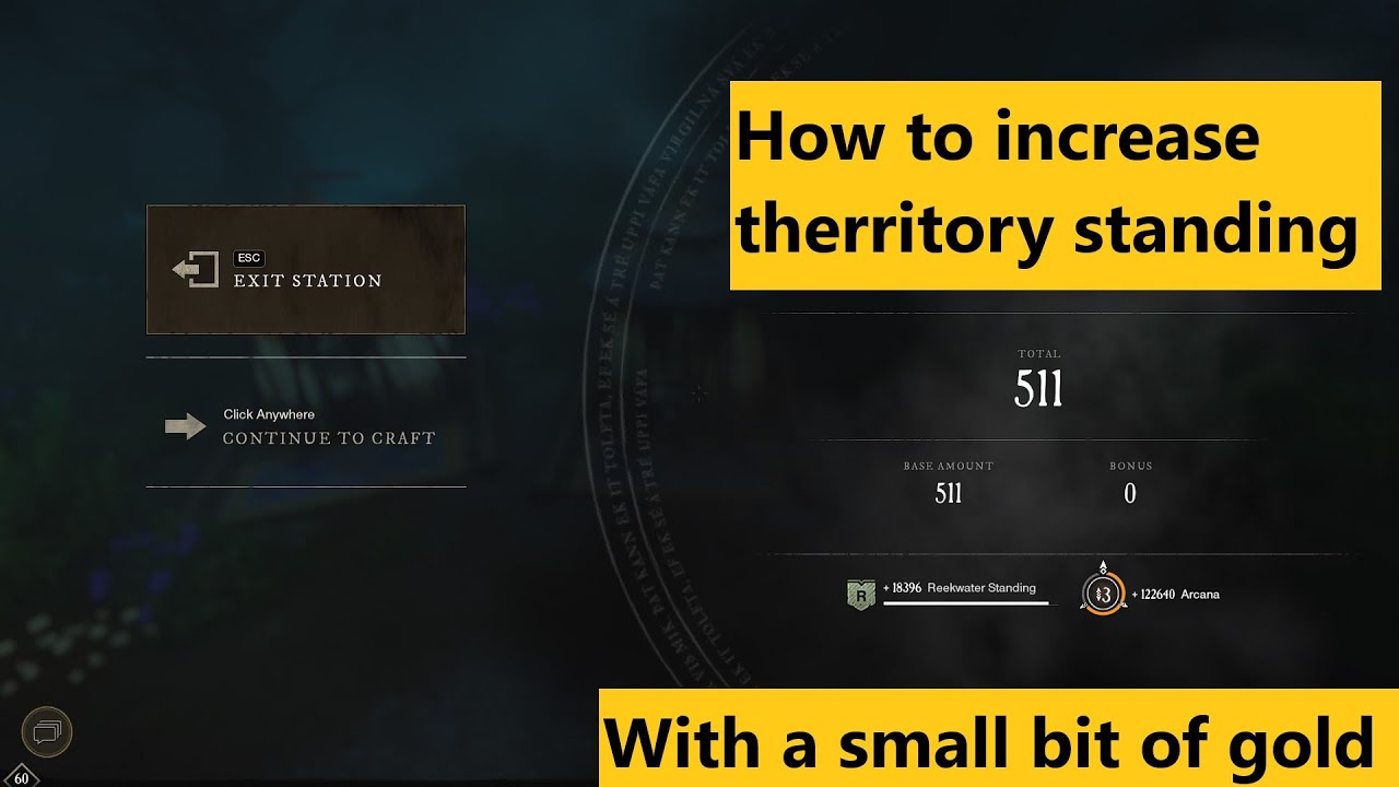How to increase your territory standing and Arcana REALLY CHEAP!!! PATCH 1.2