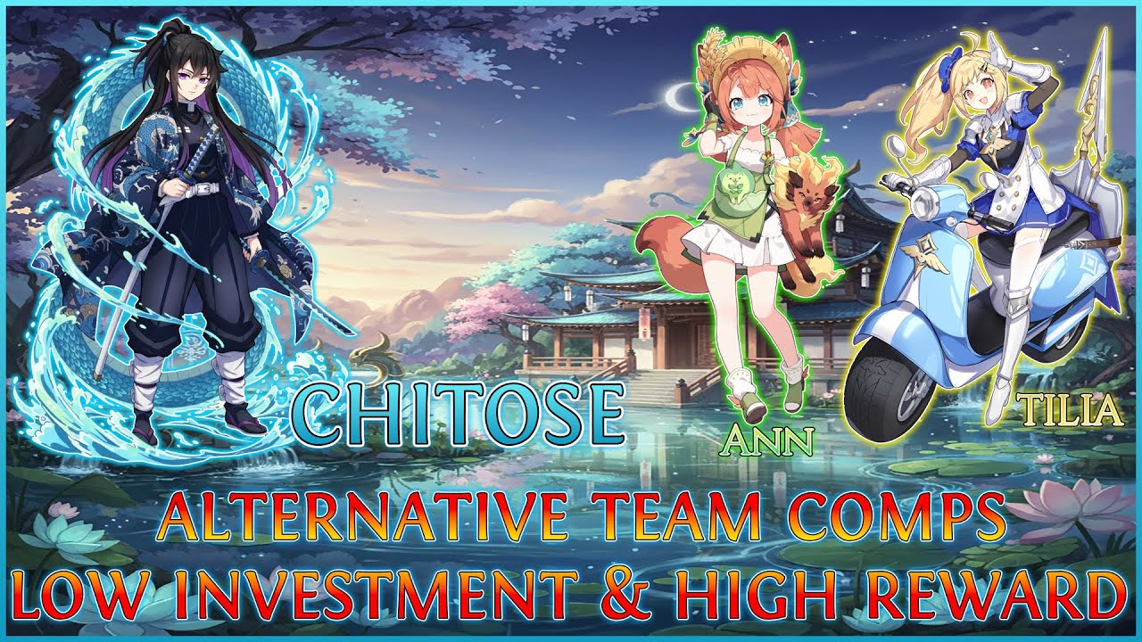 Best F2P Team Comps for Chitose! - Stella Sora #Chitose #Ann #Tilia #stellasora