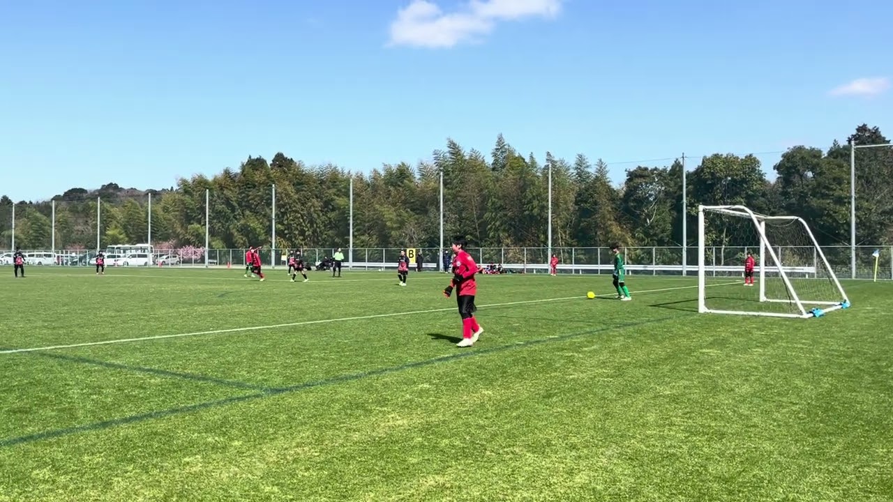1試合目 ① 大橋B vs 那珂南 0-1