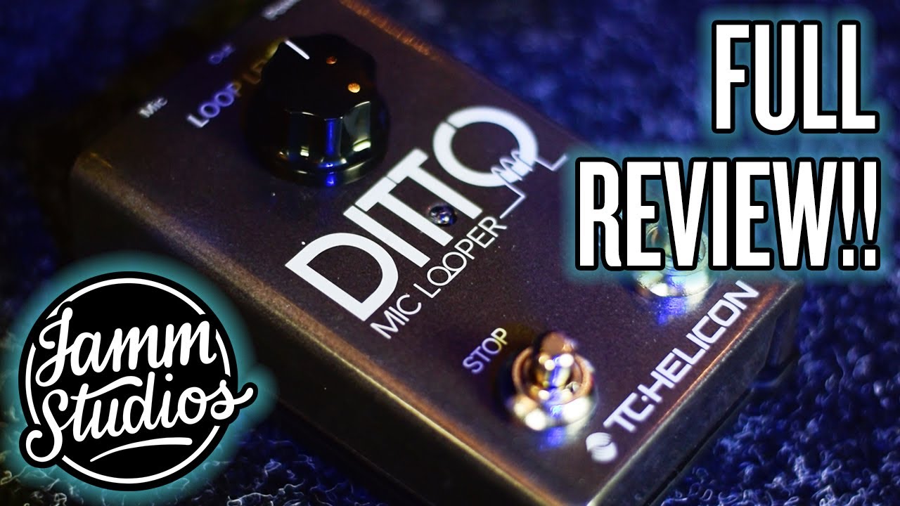 TC-Helicon Ditto Mic Looper full review!
