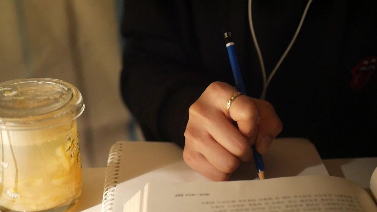 ASMR │시험기간이지?같이 도서관에서 공부하자/Studying ASMR/ RP/ 이유 E_YOU