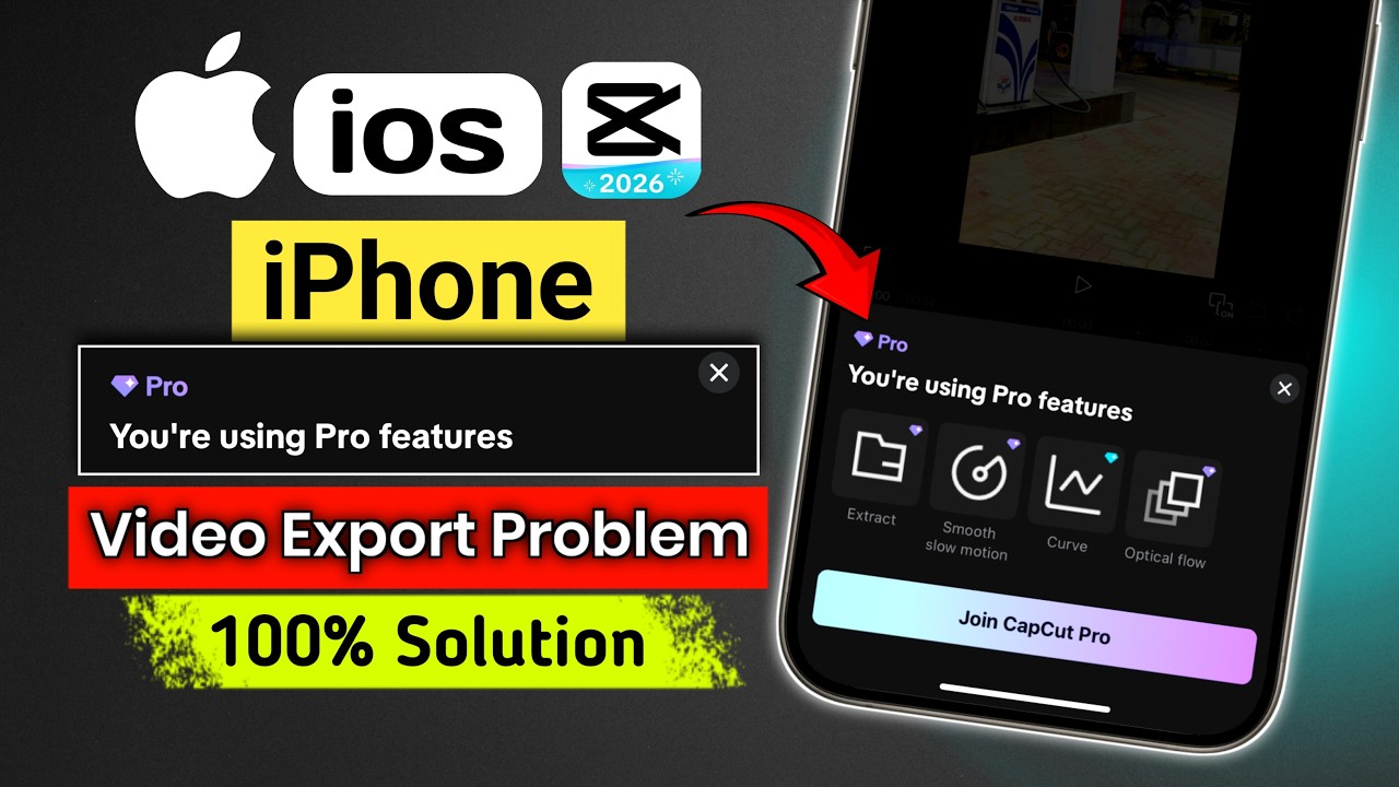 iPhone Capcut Pro Effects Export Problem | Capcut You're using Pro features | iPhone Capcut Pro