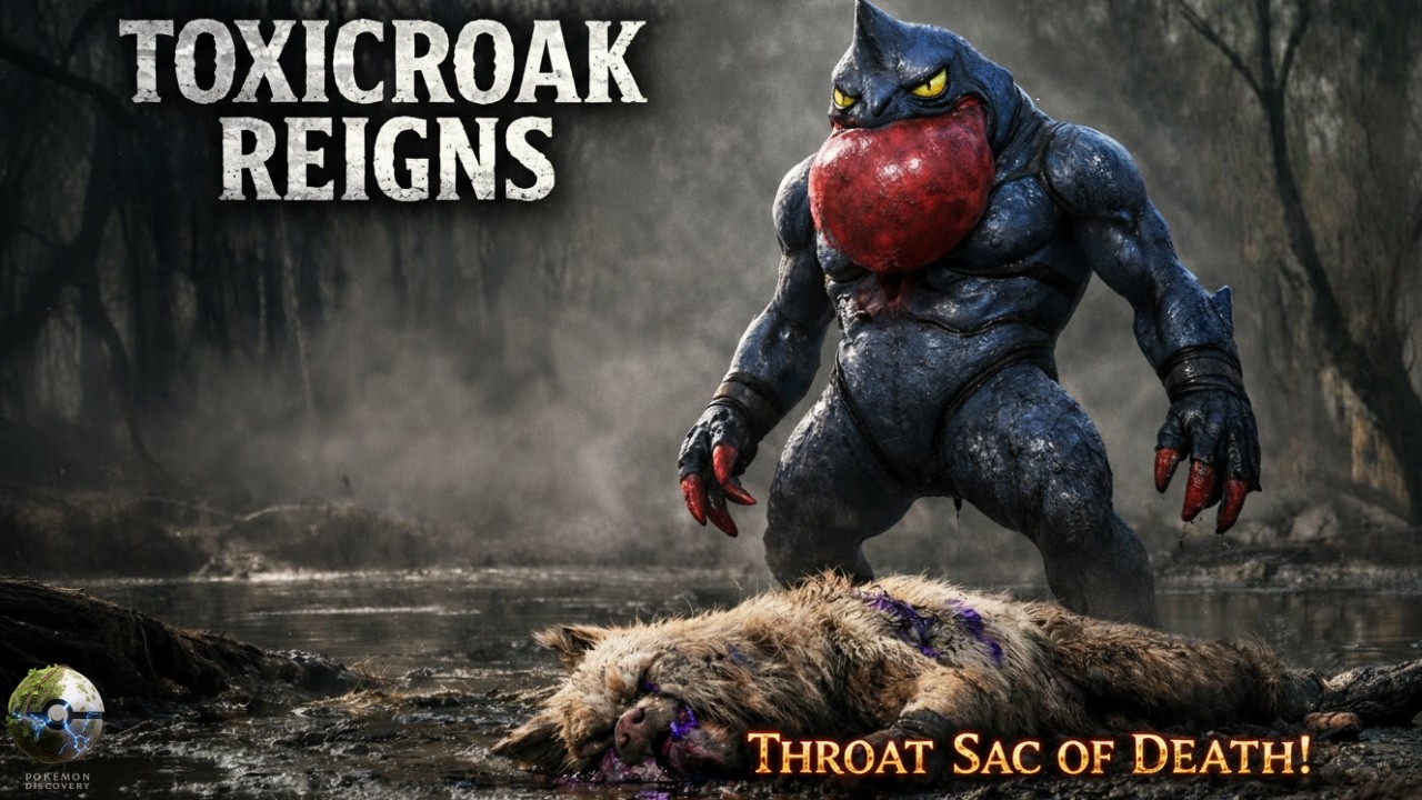 Pokémon In Real Life | TOXICROAK : Evolution Made It Walk, Poison Made It Deadly