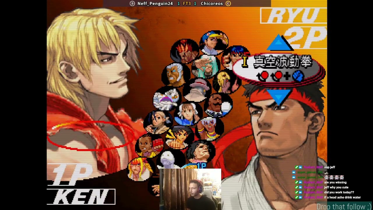 (2021) Neff_Penguin24 (Ken) vs Chicoreos (Ryu) Fightcade Ranked Match
