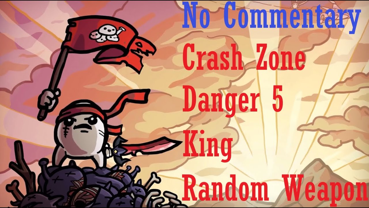 Brotato Crash Zone Danger 5 random weapon (King) [No Commentary.]