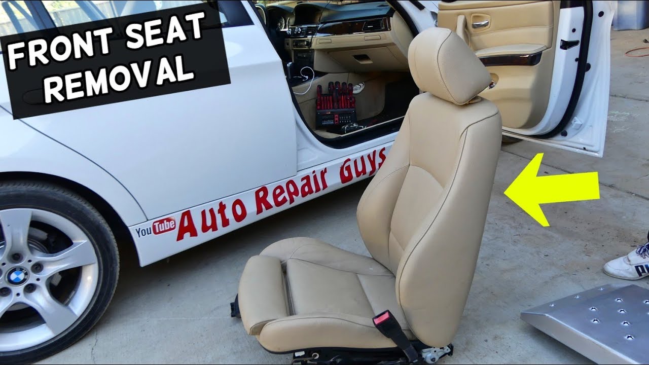 HOW TO REMOVE OR REPLACE FRONT SEAT ON BMW E90 E91 E92 E93