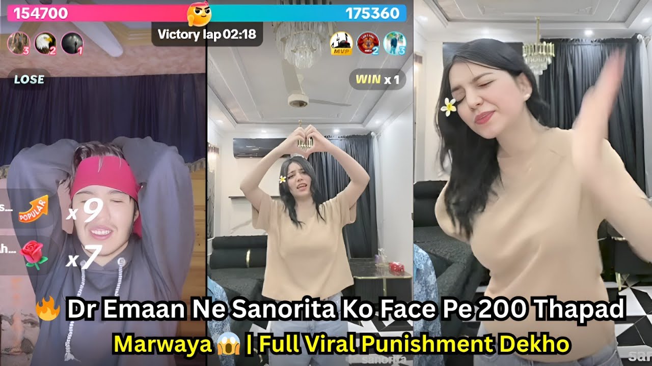 🔥 Dr Emaan Ne Sanorita Ko Face Pe 200 Thapad Marwaya 😱 | Full Viral Punishment Dekho