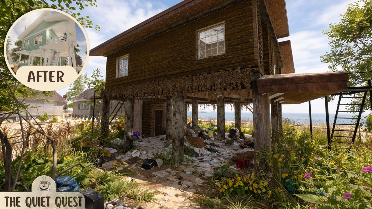 Restoring a Sandy Beach House | House Flipper 2 (No Commentary)