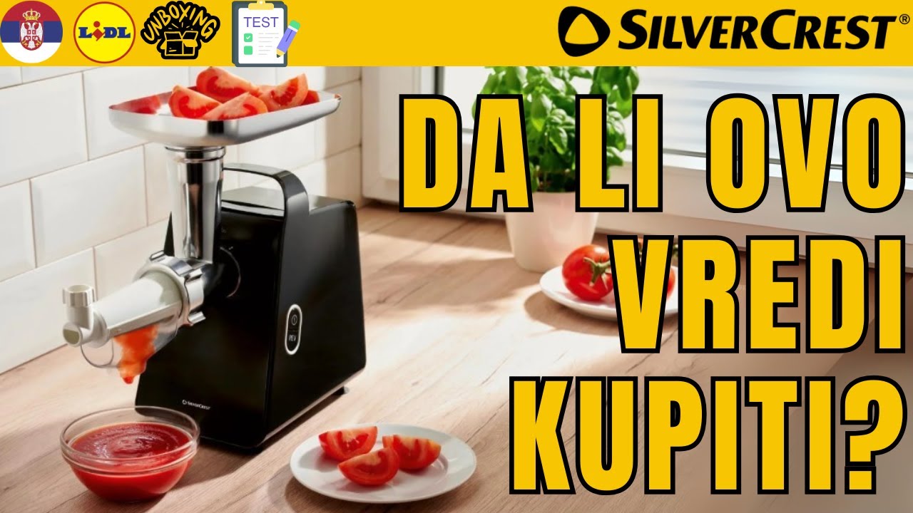 ELEKTRIČNA MAŠINA ZA MLEVENJE MESA SilverCrest SFWT 400 A1 SRPSKI SRBIJA LIDL