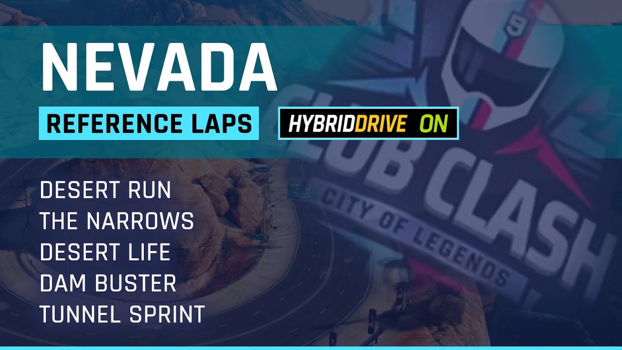 Asphalt 9 THE CLASH - NEVADA - All Tracks For Defense & Attack Phase With HYBRID & TOUCHDRIVE
