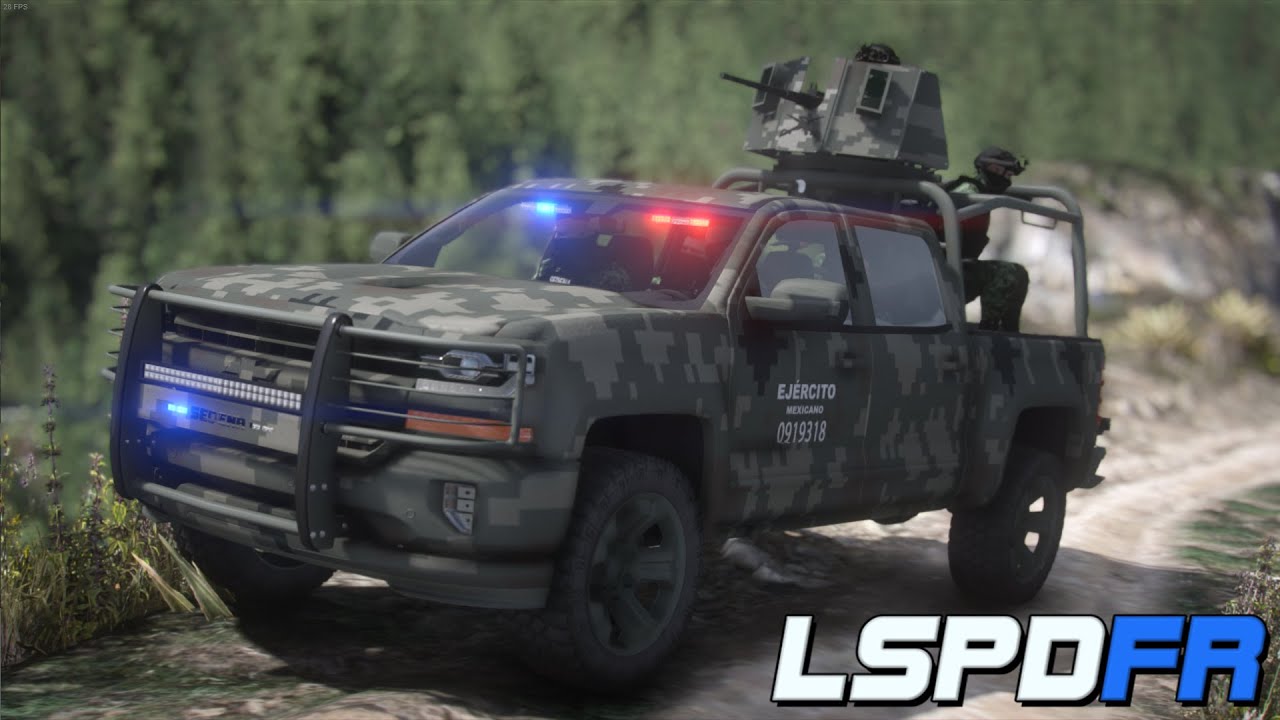 GTA 5 POLICIA | Ejercito Mexicano - Ruta Por La Sierra y Bosques | TheAxelGamer
