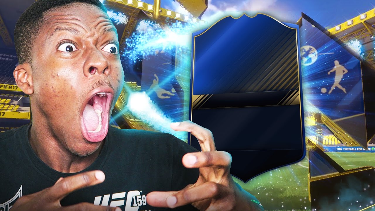 OMG TOTY IN A PACK !!! (THE BEST FIFA 17 TOTY PACK OPENING EVER)