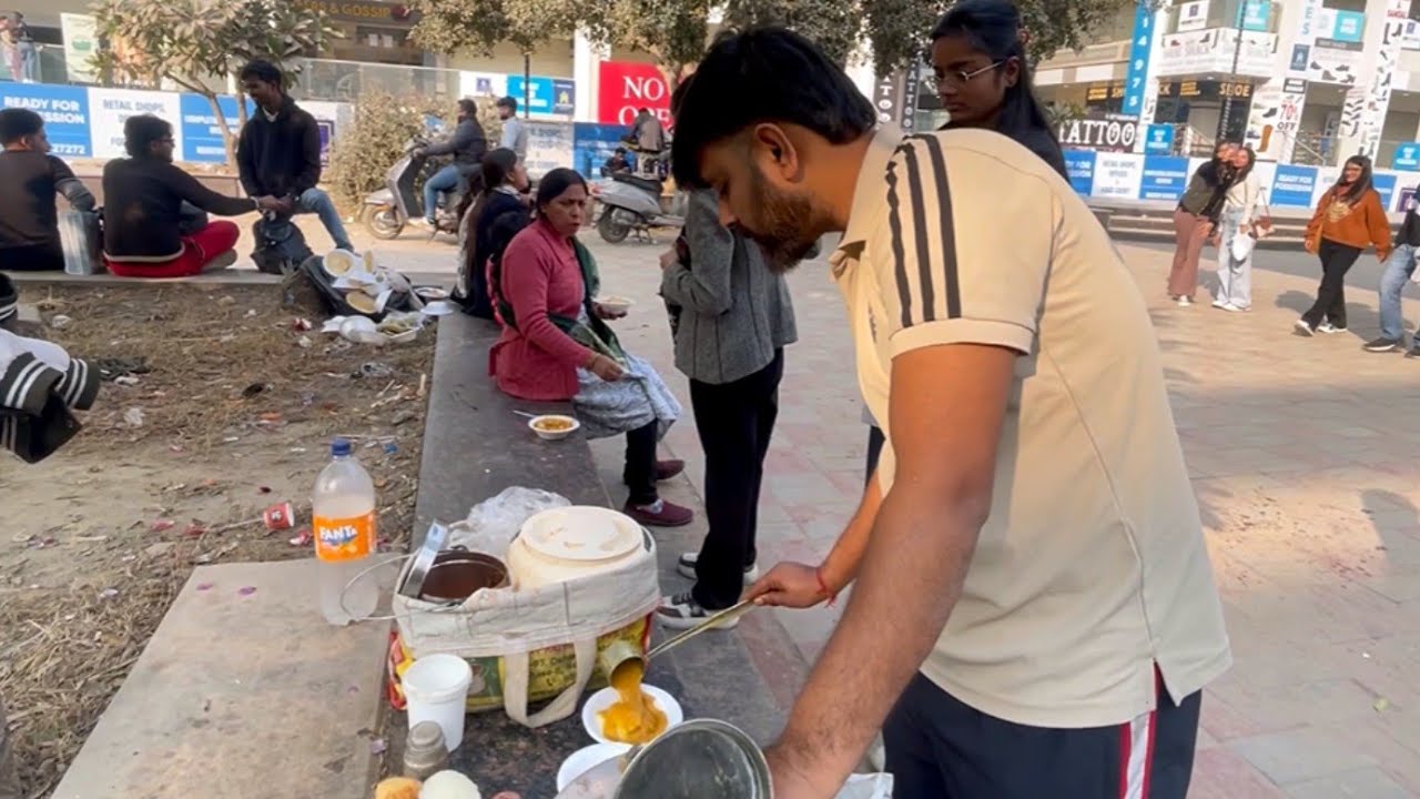 Under tree South Indian food | Indian street food 