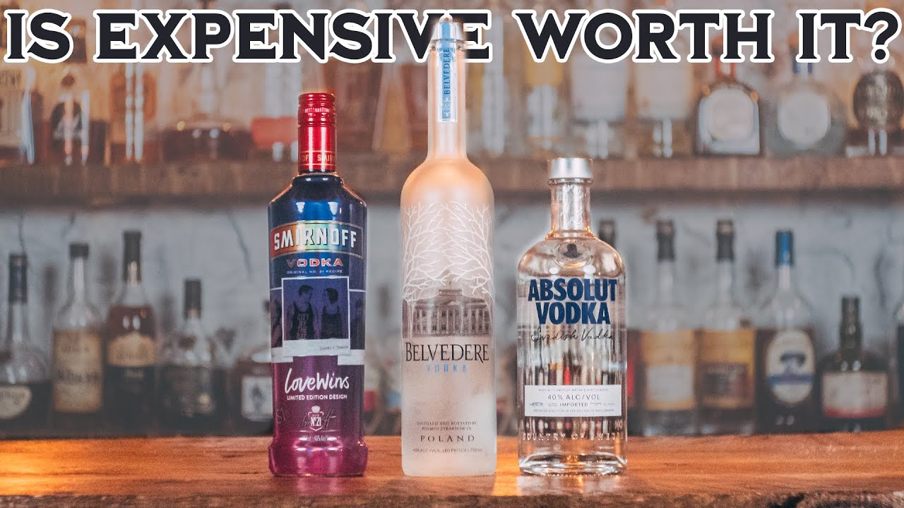 Smirnoff vs Absolut vs Belvedere Vodka - See which one is better for you