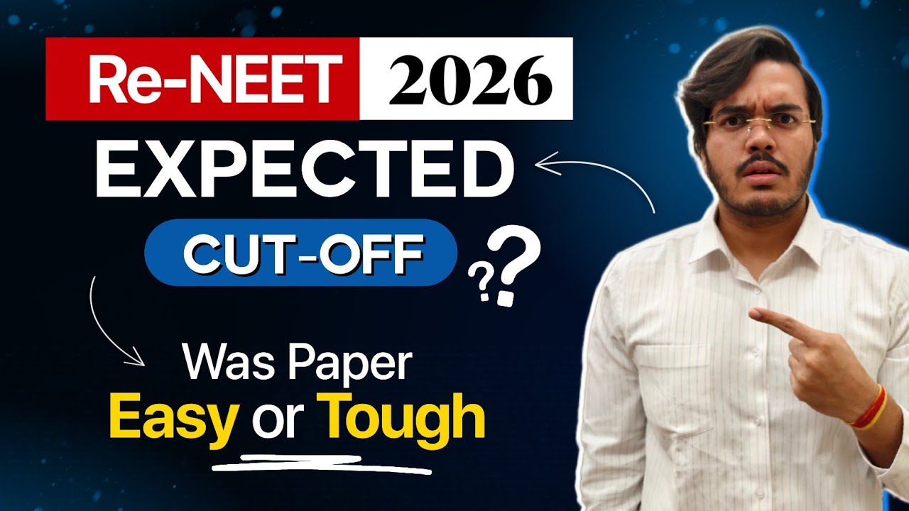 RE-NEET 2026 Expected CUT OFF🔥|| Dr Aman Tilak, MBBS, MD, AIIMS New Delhi