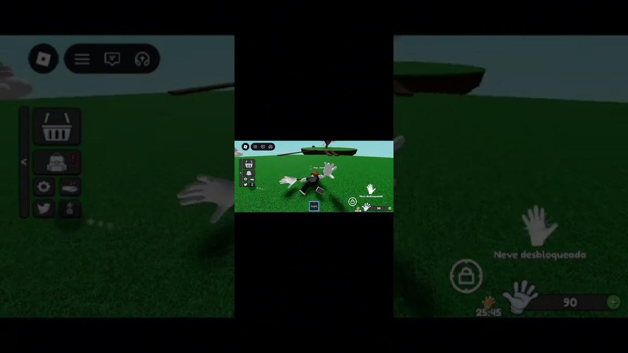 Jogando batalha de tapas no Roblox!!( Por favor d&ecirc; zoom)