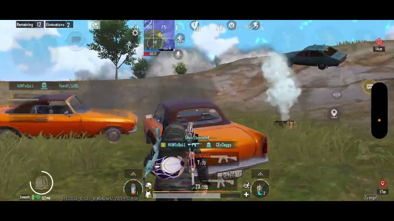 1 Vs 4 squad Clutch 🔥 || Tournament highlights || HUNTxBuLL