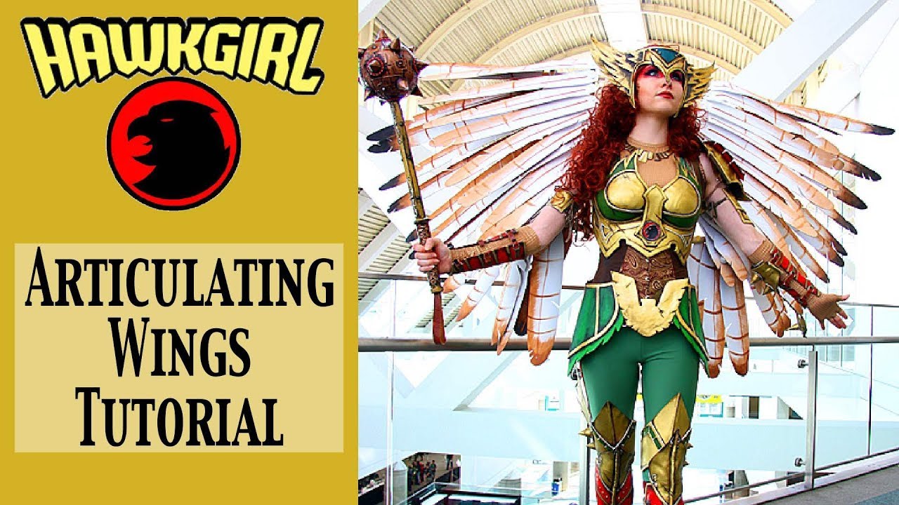 Hawkgirl Cosplay Tutorial - Articulating Wings