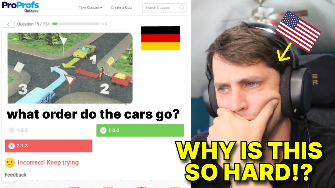 American takes the GERMAN DRIVING TEST [part 1]