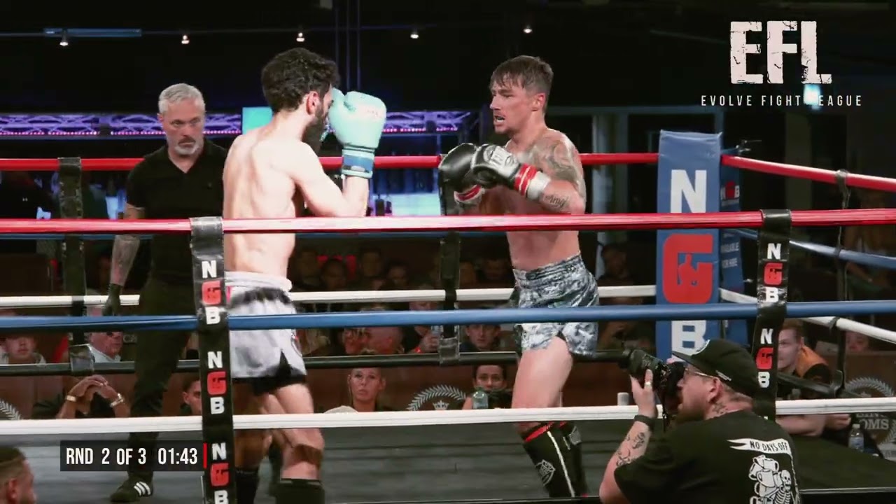 Evolve Fight League - Tyler Knight vs Brandon Graney - 65kg Amatuer K1