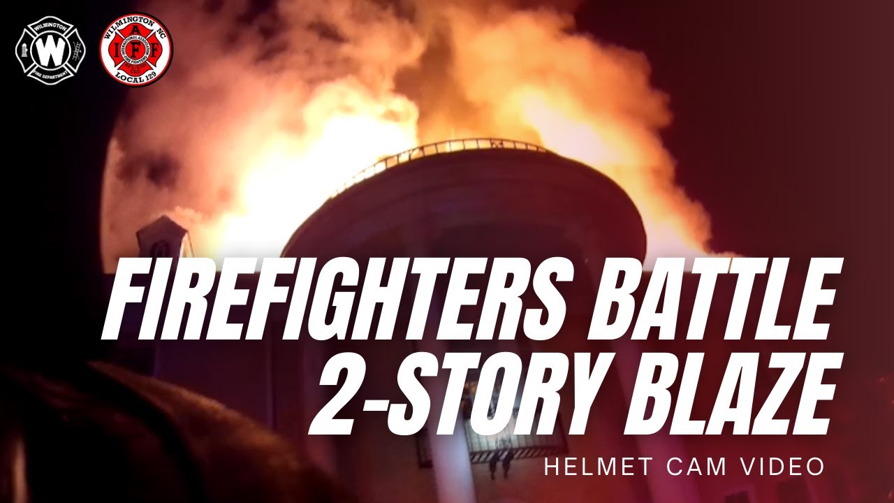 WFD Battles 2-Story Blaze - Helmet Cam Video