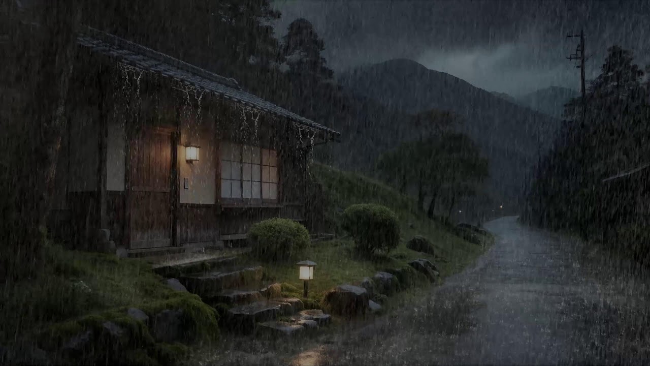 Sommeil Paisible 🌧️ Bruits de Pluie pour Apaise Ton Esprit et Calme Ton Âme 🌿