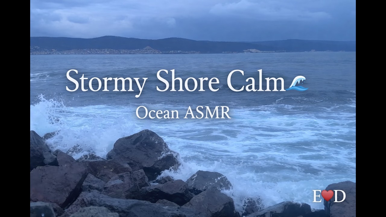 Whispers Before the Storm 🌊 Ocean ASMR for Deep Calm