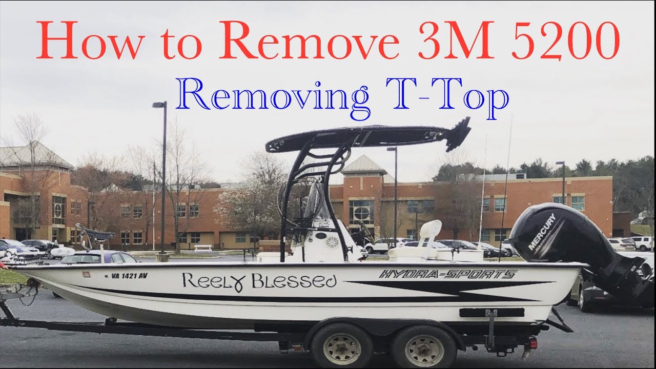 How to remove 3M 5200