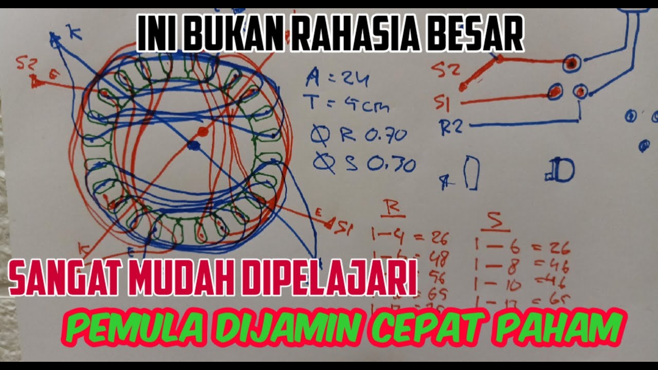 skema cara gulung ulang kompressor kulkas@SAGALATEKNIK