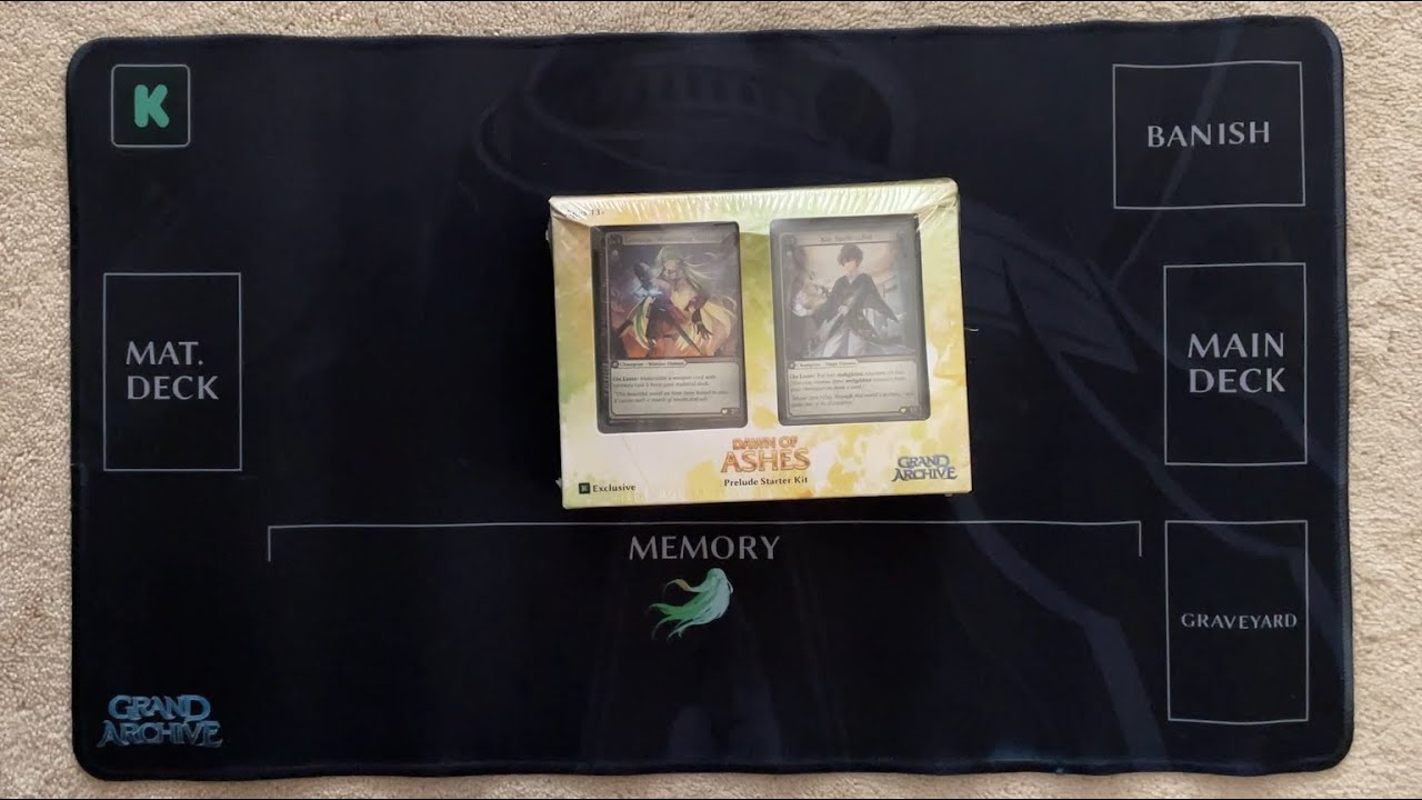 Grand Archive TCG Prelude Starter Kit Kickstarter Opening