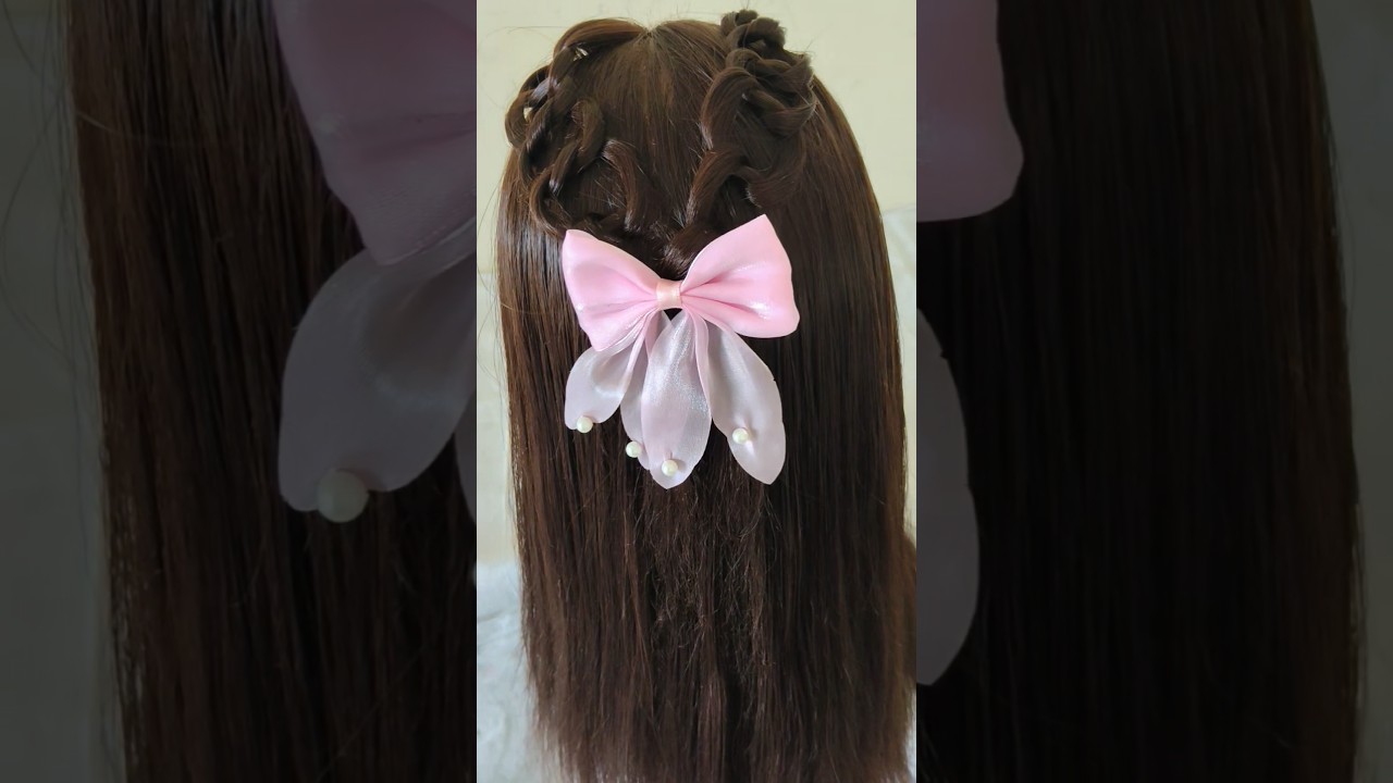 simple& easy hairstyle 💞✨