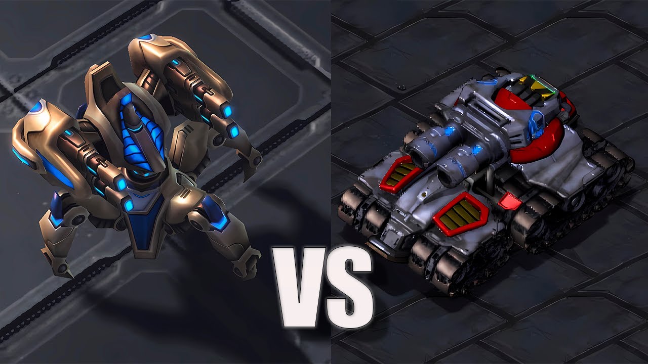 SUPER ÉPICO! LATE GAME MECH TERRAN SC1 vs PROTOSS SC2