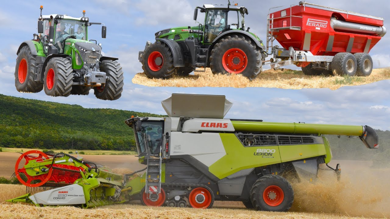 CLAAS LEXION 8800 Terra Trac - 1230 flex | Fendt 942 - Perard |