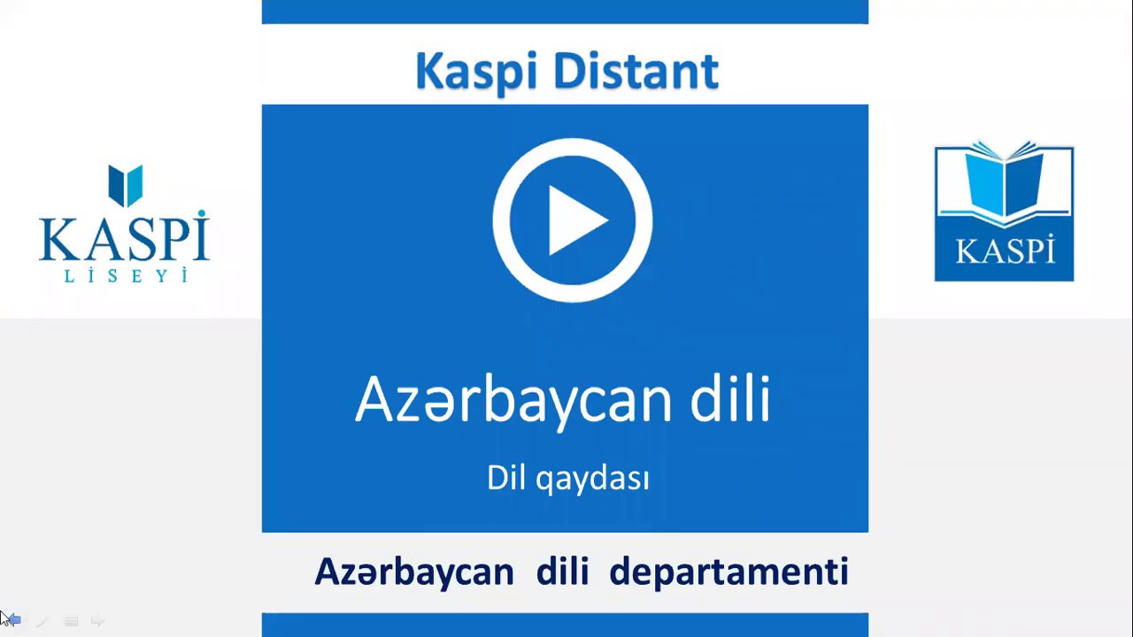 11-ci sinif buraxılış imtahanı (10.06.2020) - Azərbaycan dili - Dil qaydaları