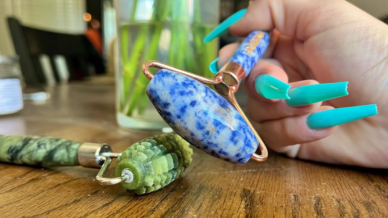 Jade Rolling Everything! + Tapping, Scratching ASMR