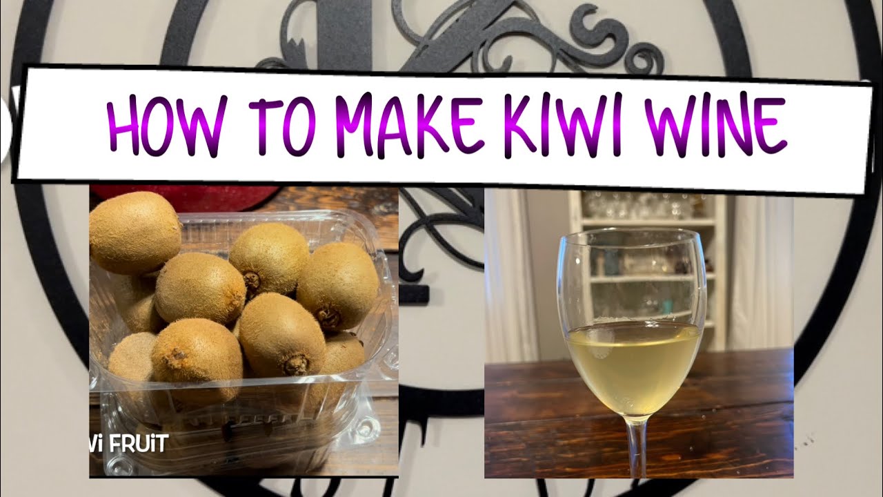 How I make Kiwi wine! #kiwi #kiwiwine #winemaking