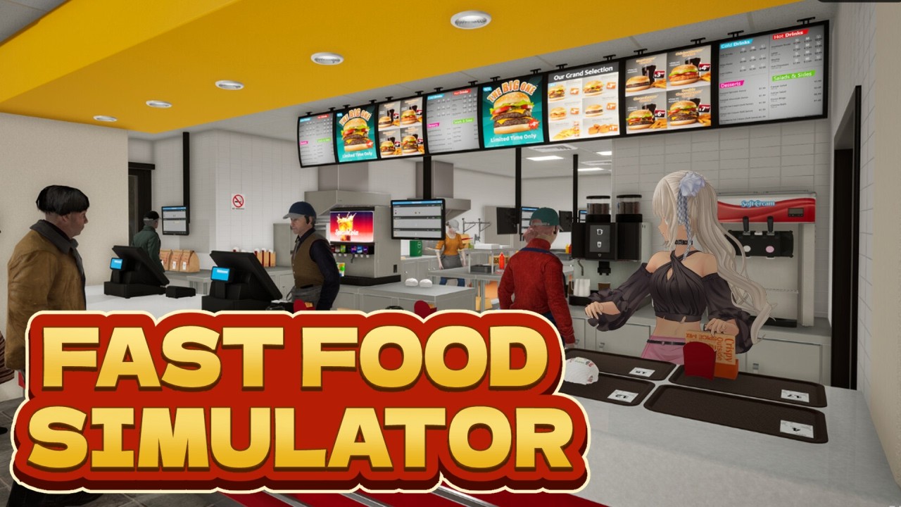 【🎮Fast Food Simulator】新人バイトです！即戦力です！らっしゃせー！！！【にじさんじ/轟京子】