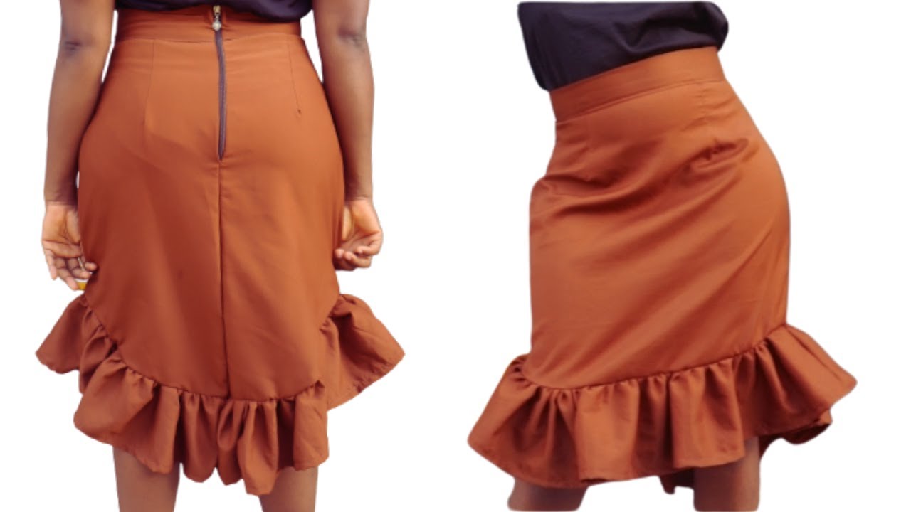 How to Make a High-Low Skirt With Ruffles | DIY