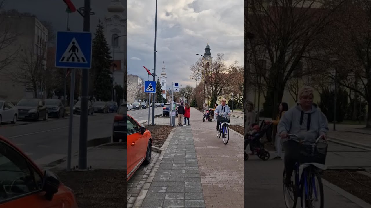 Monor.2026.03.12.Eső után a fő utcán